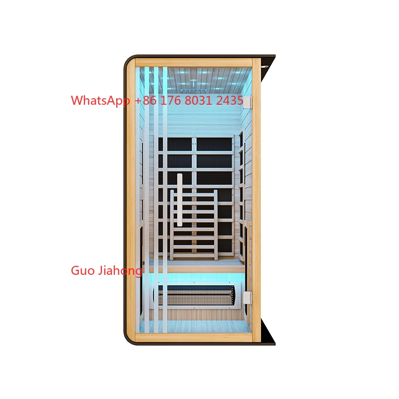 Modern 1-Person Far Home Sauna Room Wood Canada Hemlock with Electric Heating for Apartment Living Room Warehouse Use
Modern 1-Person Far Home Sauna Room Wood Canada Hemlock with Electric Heating for Apartment Living Room Warehouse Use
