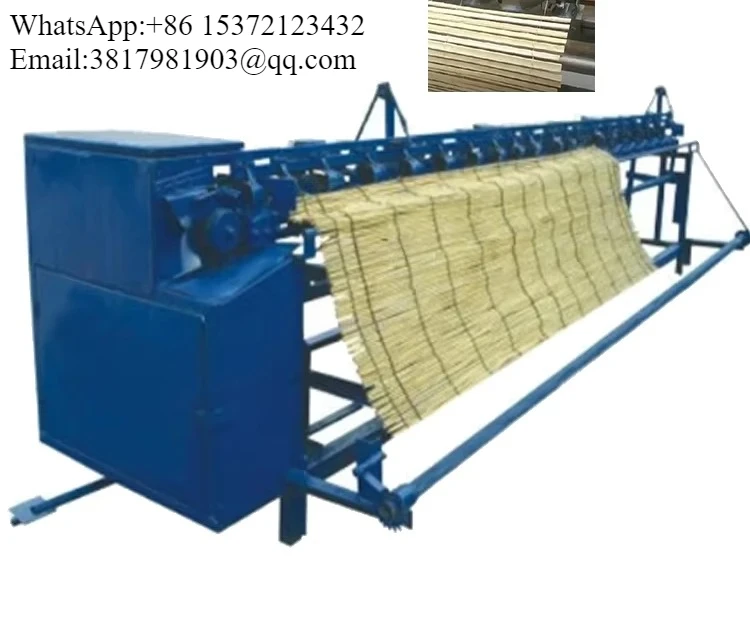 Reed Screen Weaving Machine Bamboo Knitting Mat Machine