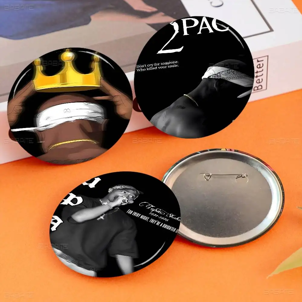 Tupac Shakur 32/44/58mm Handmade Pin Round Funny Snap-in Brooches For Backpack Cothes Accessories Badge Hat Decoration
Tupac Shakur 32/44/58mm Handmade Pin Round Funny Snap-in Brooches For Backpack Cothes Accessories Badge Hat Decoration