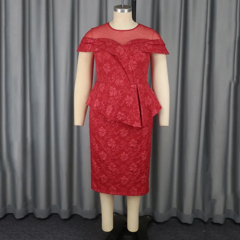 Luxury Red Dresses for Women 2025 New O Neck Short Sleeve Sheath Package Hips Mid Calf Birthday Party Dinner Vestidos Mujer Robe
Luxury Red Dresses for Women 2025 New O Neck Short Sleeve Sheath Package Hips Mid Calf Birthday Party Dinner Vestidos Mujer Robe