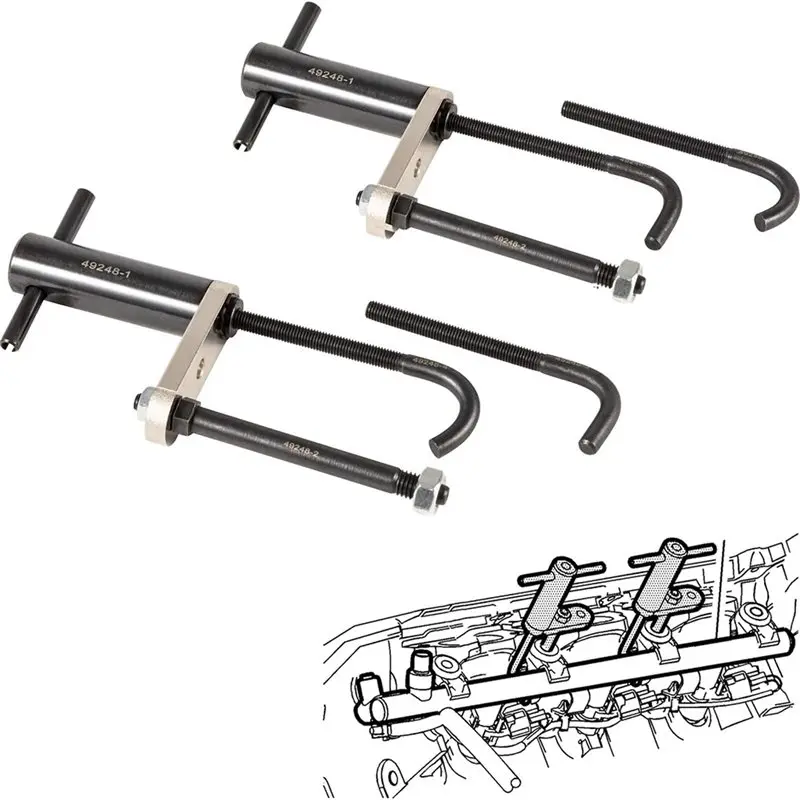Инструмент для снятия инжекторной рейки 49248 6706 для двигателей Cadillac, Saturn, Pontiac и двигателей с прямым впрыском 27-214
Инструмент для снятия инжекторной рейки 49248 6706 для двигателей Cadillac, Saturn, Pontiac и двигателей с прямым впрыском 27-214