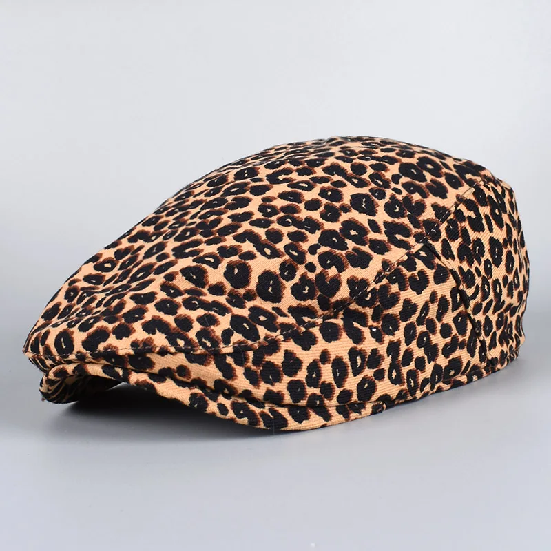 Leopard Print Newsboy Cap Cotton Spring boina mujer 2025 Summer Beret Women's Hat France Vintage Peaky Blinders Flat Hats
Leopard Print Newsboy Cap Cotton Spring boina mujer 2025 Summer Beret Women's Hat France Vintage Peaky Blinders Flat Hats