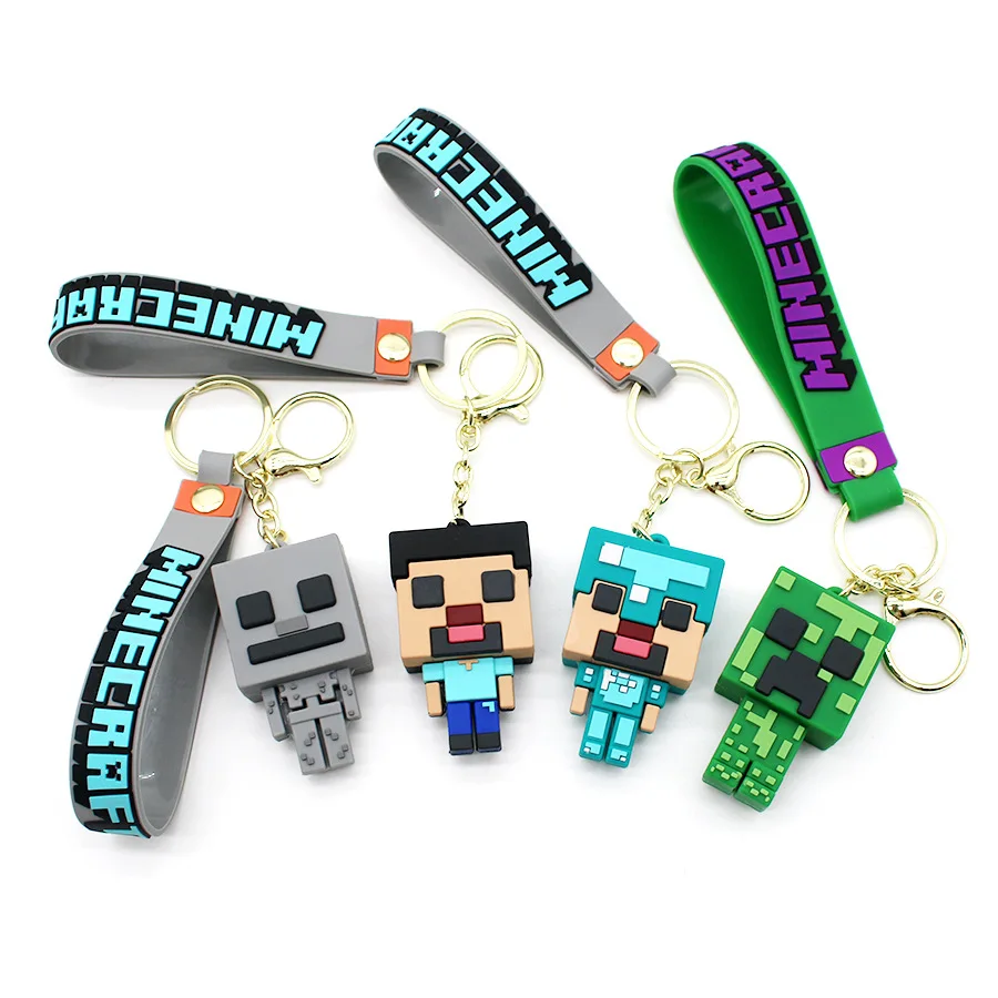 Minecraft Figure Model Toys Pixel Keychain My World Cartoon Creeper Doll Silicone Pendant Keyring Car Backpack Key Gifts
Minecraft Figure Model Toys Pixel Keychain My World Cartoon Creeper Doll Silicone Pendant Keyring Car Backpack Key Gifts