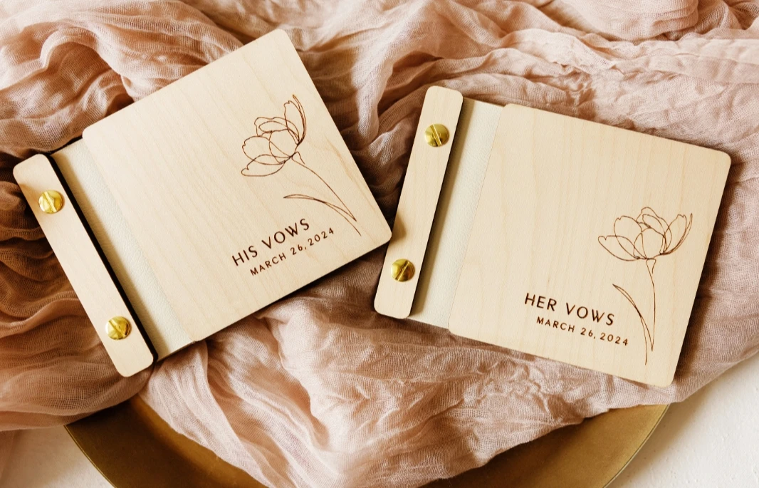 Set of 2 Wedding Wooden Vow Books, Wedding Gift, Booklets for Bride and Groom, Engagement Celebration, Couples Books
Set of 2 Wedding Wooden Vow Books, Wedding Gift, Booklets for Bride and Groom, Engagement Celebration, Couples Books