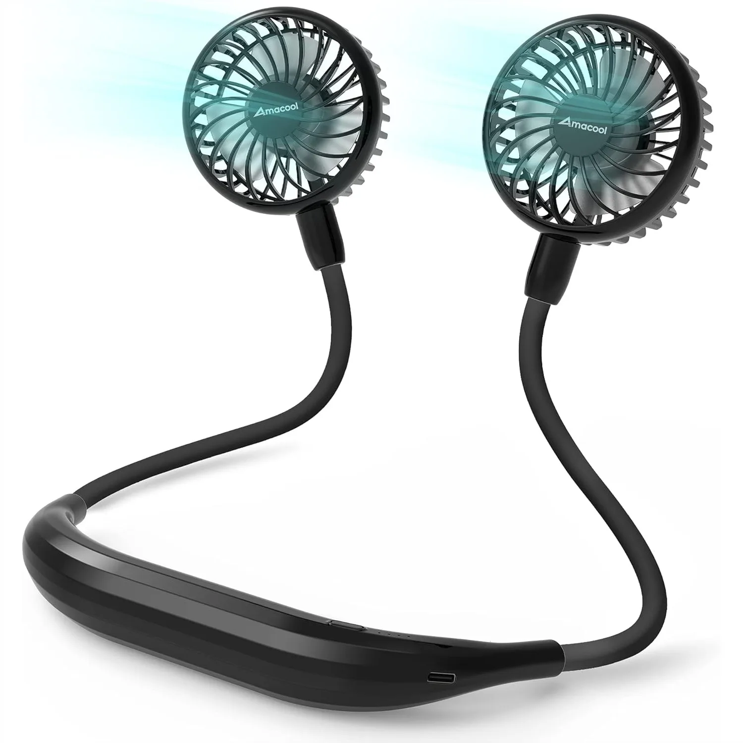 Portable Neck Fan with 2600mAh Battery, Hands-Free Wearable Personal Fan for Hot Flashes Cruise Travel Outdoor Sports, 360°
Portable Neck Fan with 2600mAh Battery, Hands-Free Wearable Personal Fan for Hot Flashes Cruise Travel Outdoor Sports, 360°
