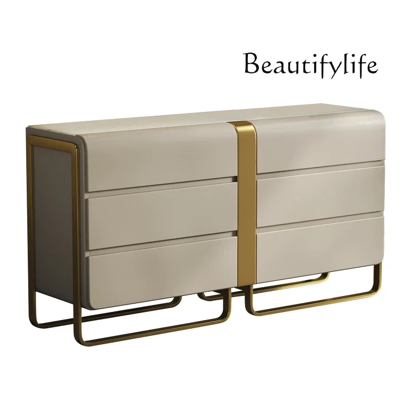 Light luxury six-bucket cabinet fashionable marble high-end TV cabinet storage bedroom bedside cabinet
Light luxury six-bucket cabinet fashionable marble high-end TV cabinet storage bedroom bedside cabinet
