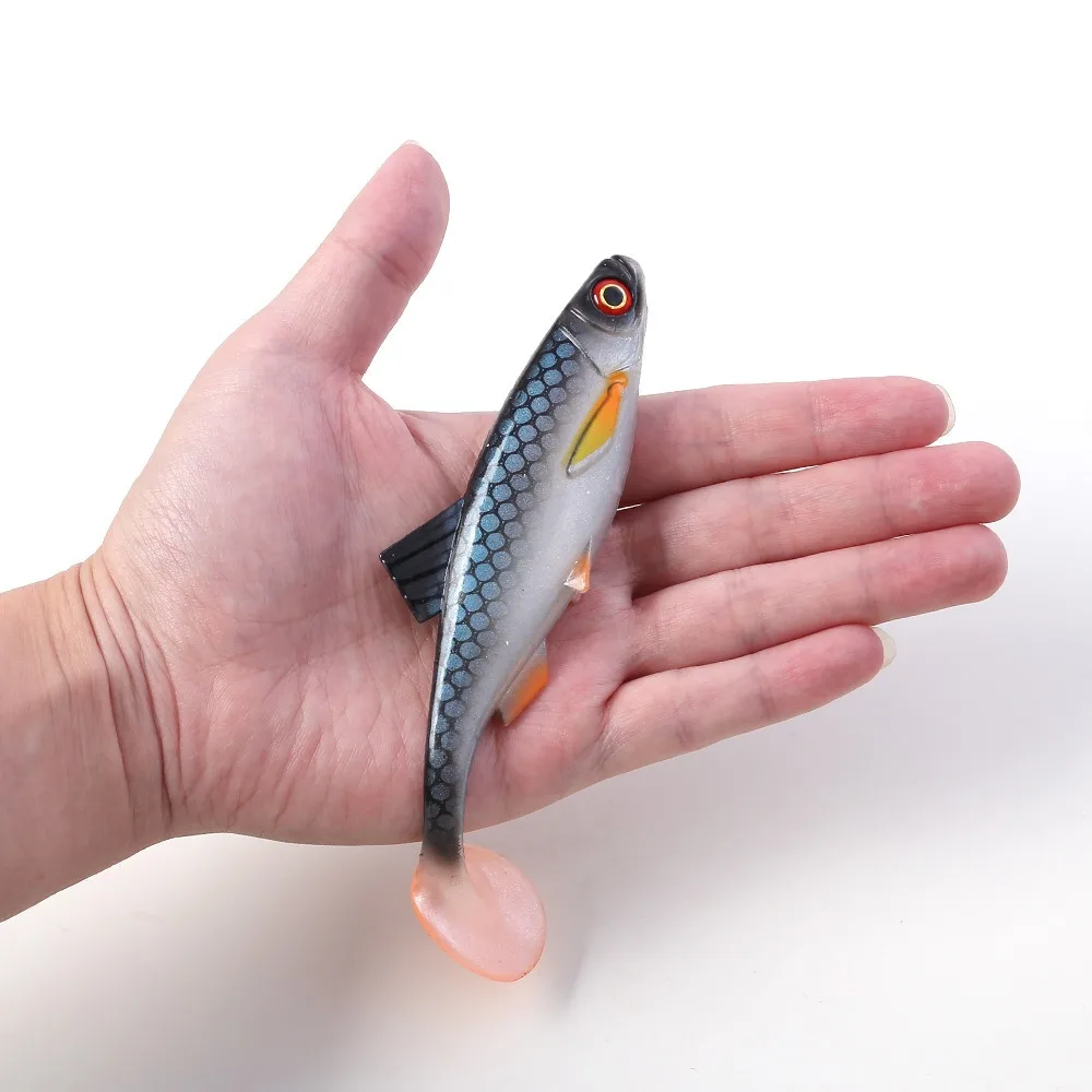 3D Eye Simulation Fishing Lure Soft Bait Baitfish Shad Soft Swimbait Realistic Action Paddle Tail T Tail Soft Baits Saltwater 
3D Eye Simulation Fishing Lure Soft Bait Baitfish Shad Soft Swimbait Realistic Action Paddle Tail T Tail Soft Baits Saltwater