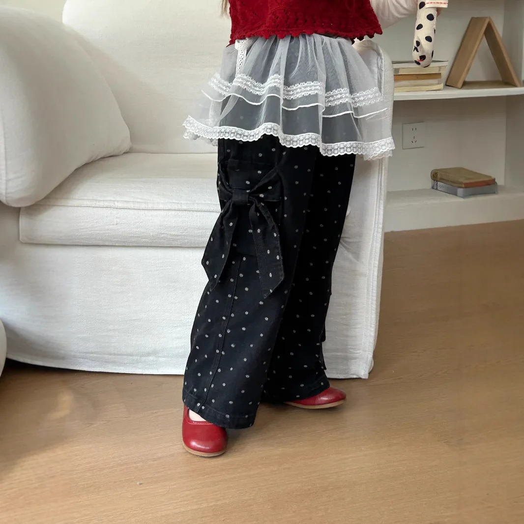 Buttful-knot Jeans 2025 Spring New Korean Fashion Casual Sweet Wave Point Butterfly-knot Straight Leg Pants
Buttful-knot Jeans 2025 Spring New Korean Fashion Casual Sweet Wave Point Butterfly-knot Straight Leg Pants