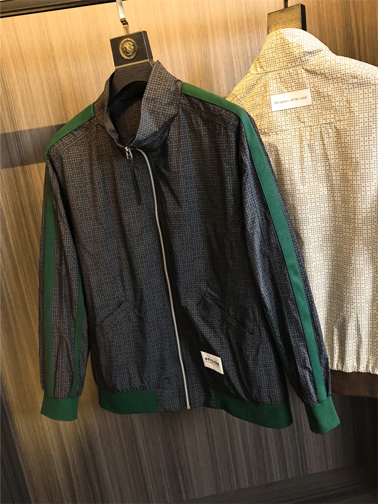 Trendy Embroidered Texture Men's Jacket Stand Collar Casual Outerwear Spring Fashion High Street Style Long Sleeve Loose Fit
Trendy Embroidered Texture Men's Jacket Stand Collar Casual Outerwear Spring Fashion High Street Style Long Sleeve Loose Fit