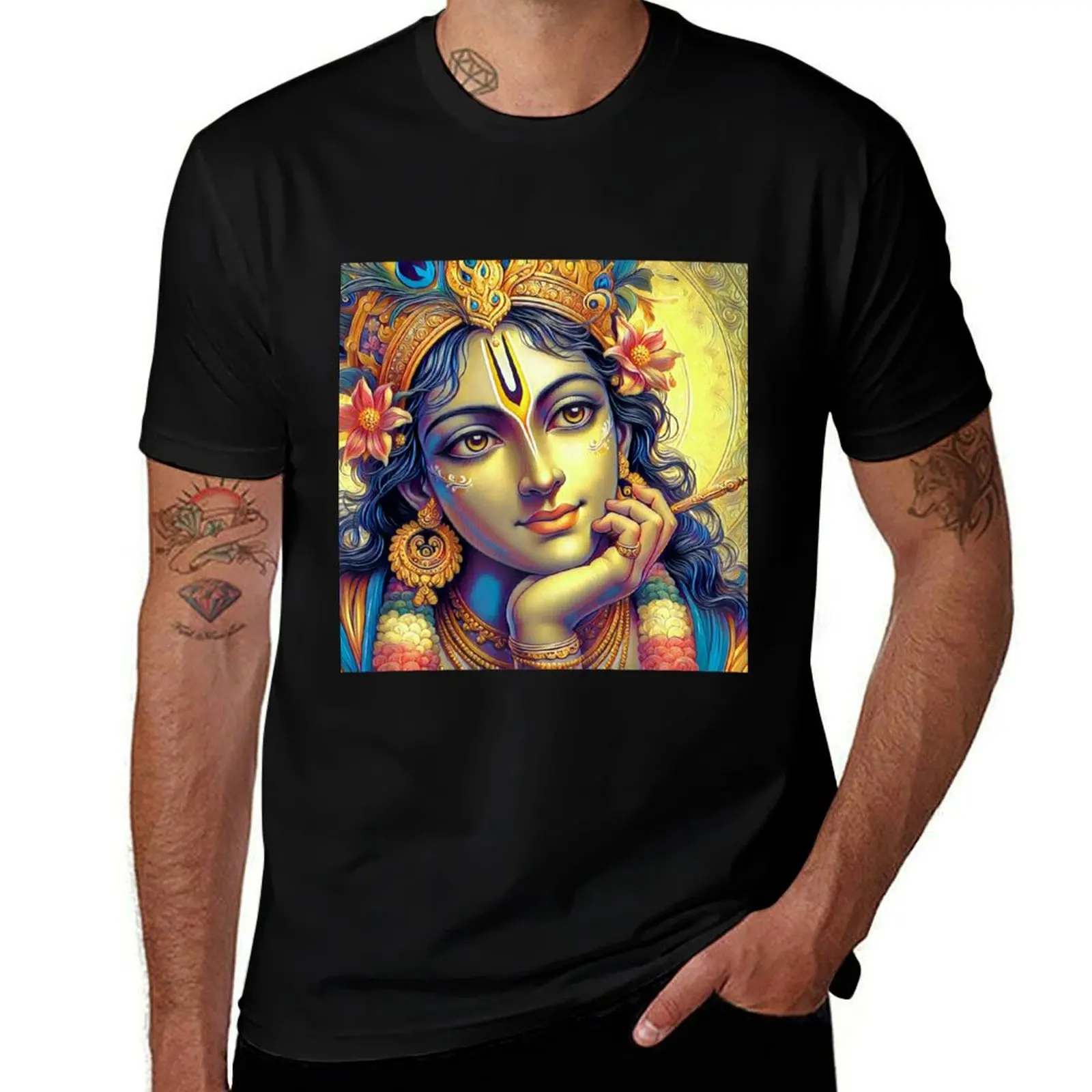 Lord Krishna Divine Face T-Shirt custom t shirt graphic tee shirt tees men t shirt
Lord Krishna Divine Face T-Shirt custom t shirt graphic tee shirt tees men t shirt