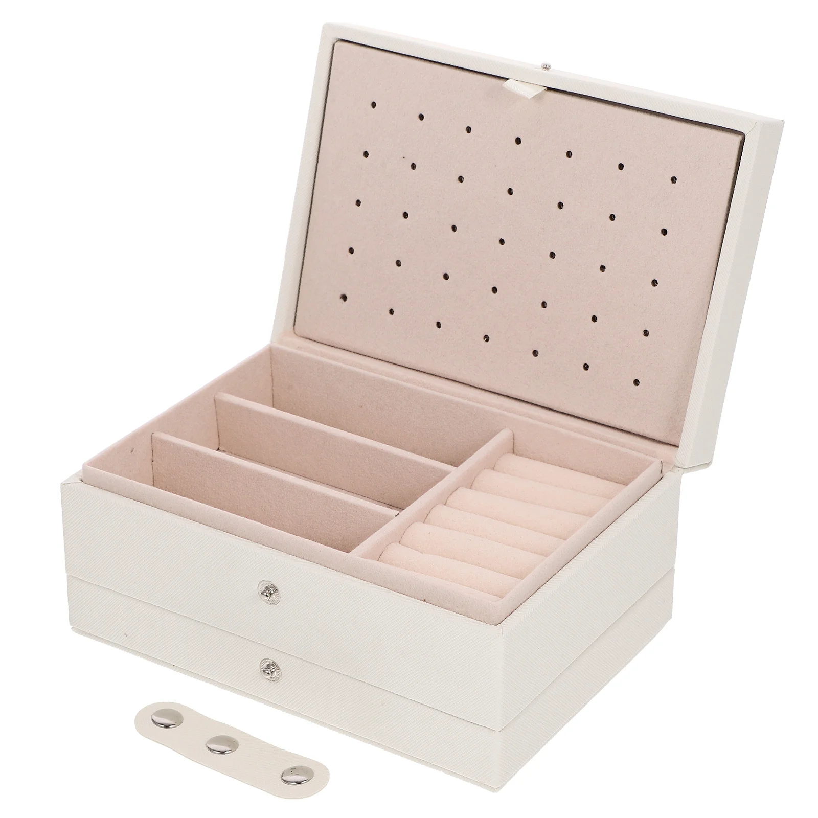 Jewelry Storage Box Organizer Multi Compartments Necklace Earring Ring Display Case Compact Lightweight Portable Desktop
Jewelry Storage Box Organizer Multi Compartments Necklace Earring Ring Display Case Compact Lightweight Portable Desktop