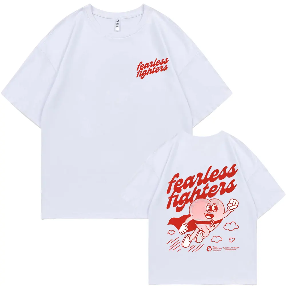 Fearless Fighters Fundraiser World Cancer Day 2024 Graphic T-shirts Men Women Casual Oversized Tshirt Male Cozy Cotton T Shirt
Fearless Fighters Fundraiser World Cancer Day 2024 Graphic T-shirts Men Women Casual Oversized Tshirt Male Cozy Cotton T Shirt