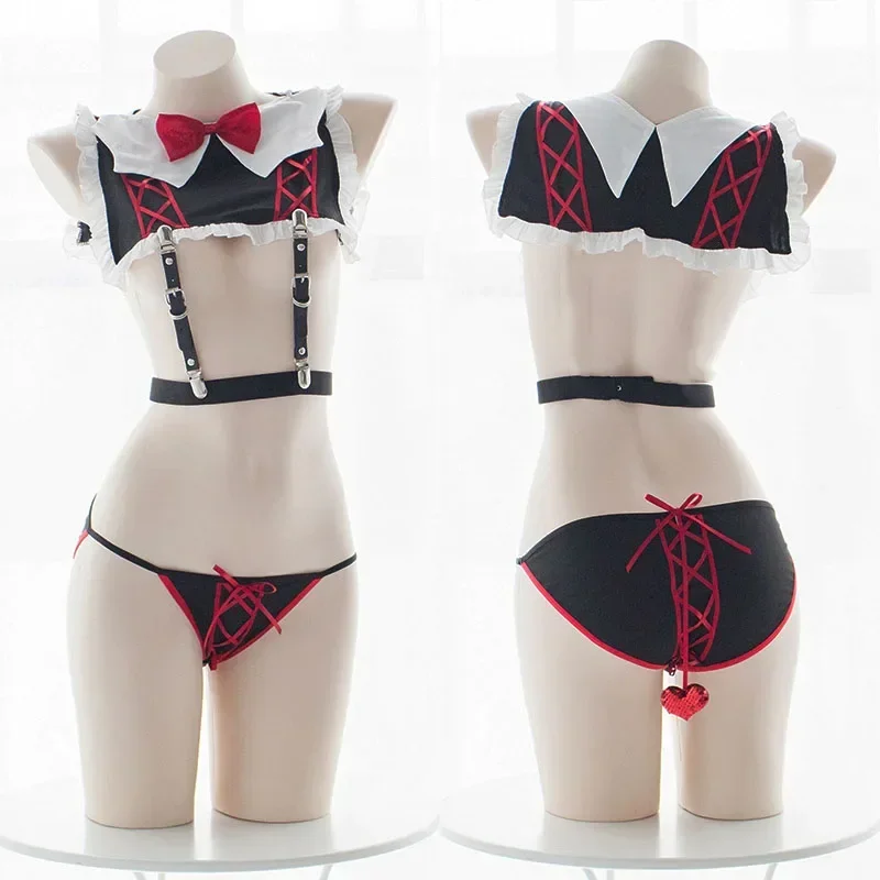 Anime Girls Cosplay Lingerie Womens Sexy Catgirl Sailor Suit Micro Bikini Set Cute Bra And Panty With Garter Clowns & Circus
Anime Girls Cosplay Lingerie Womens Sexy Catgirl Sailor Suit Micro Bikini Set Cute Bra And Panty With Garter Clowns & Circus