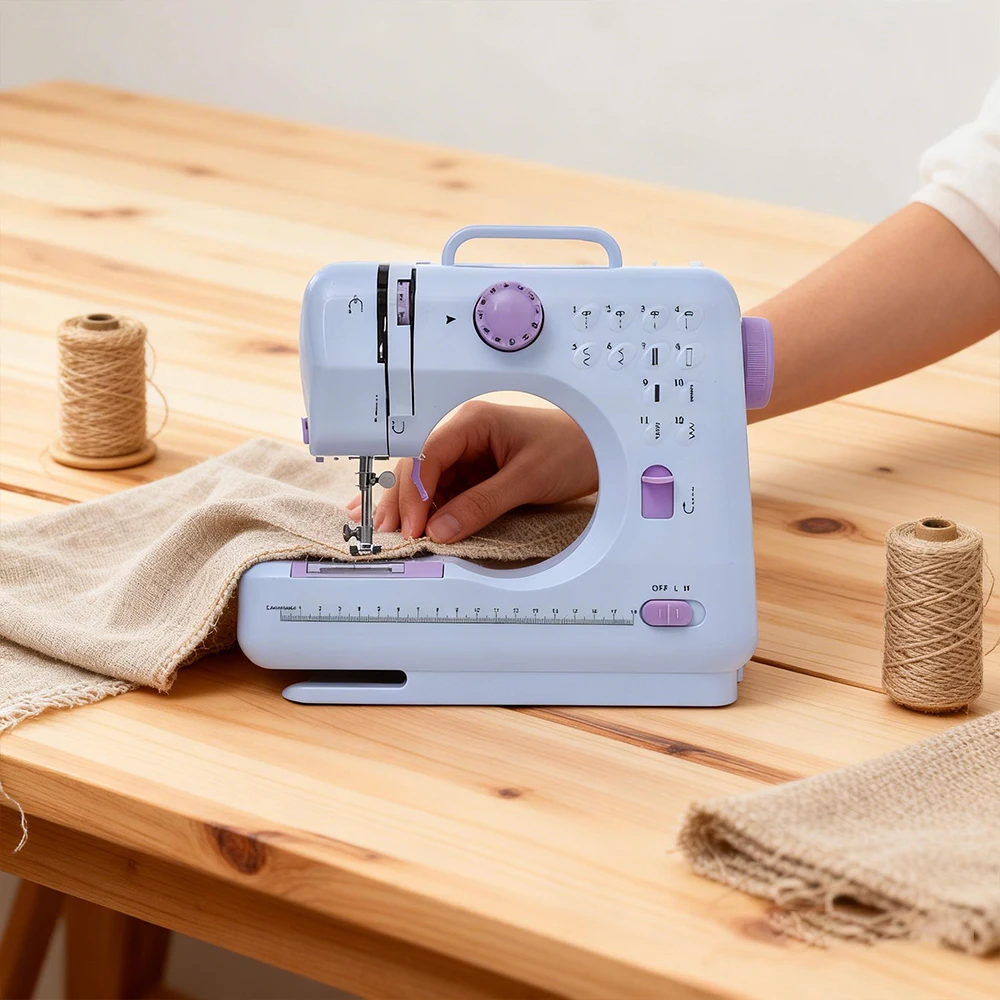 12-строчная швейная машина, электрическая мини-бытовая портативная педаль оверлока для начинающих, сменная прижимная лапка для рукоделия
12-строчная швейная машина, электрическая мини-бытовая портативная педаль оверлока для начинающих, сменная прижимная лапка для рукоделия