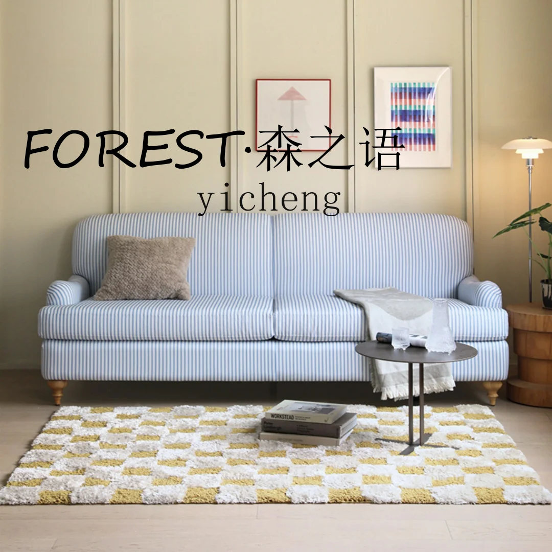ZYA Chunye cotton and linen sofa striped fabric sofa straight row living room B & B three people
ZYA Chunye cotton and linen sofa striped fabric sofa straight row living room B & B three people