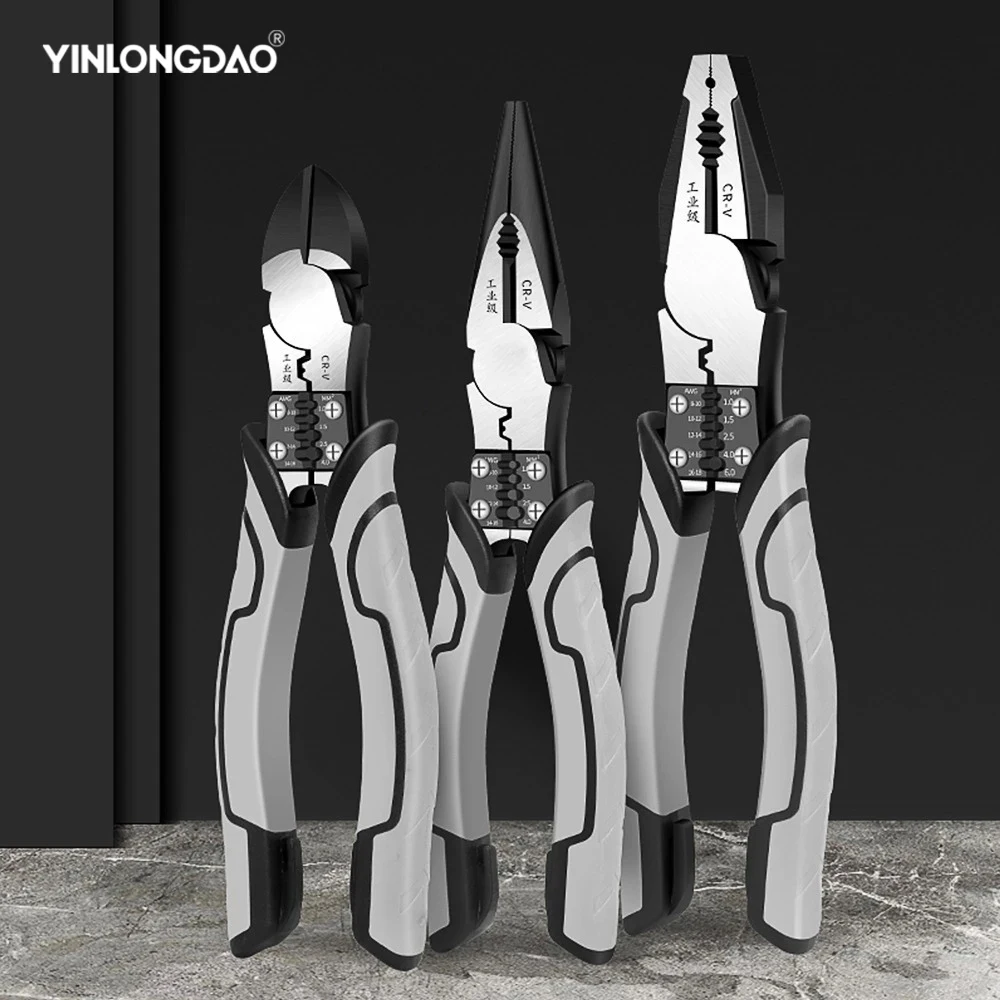 Multifunctional Universal Diagonal Pliers Needle Nose Pliers Hardware Tools Universal Wire Cutters Electrician
Multifunctional Universal Diagonal Pliers Needle Nose Pliers Hardware Tools Universal Wire Cutters Electrician