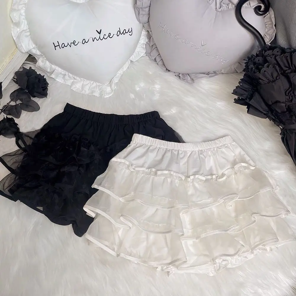 Kawaii Lace Mini Skirt Cute Hot Girl Clothing Summer Mesh Multilayer Cake skirt Casual Korea Black 2000s Sweet Aesthetic Skirts
Kawaii Lace Mini Skirt Cute Hot Girl Clothing Summer Mesh Multilayer Cake skirt Casual Korea Black 2000s Sweet Aesthetic Skirts