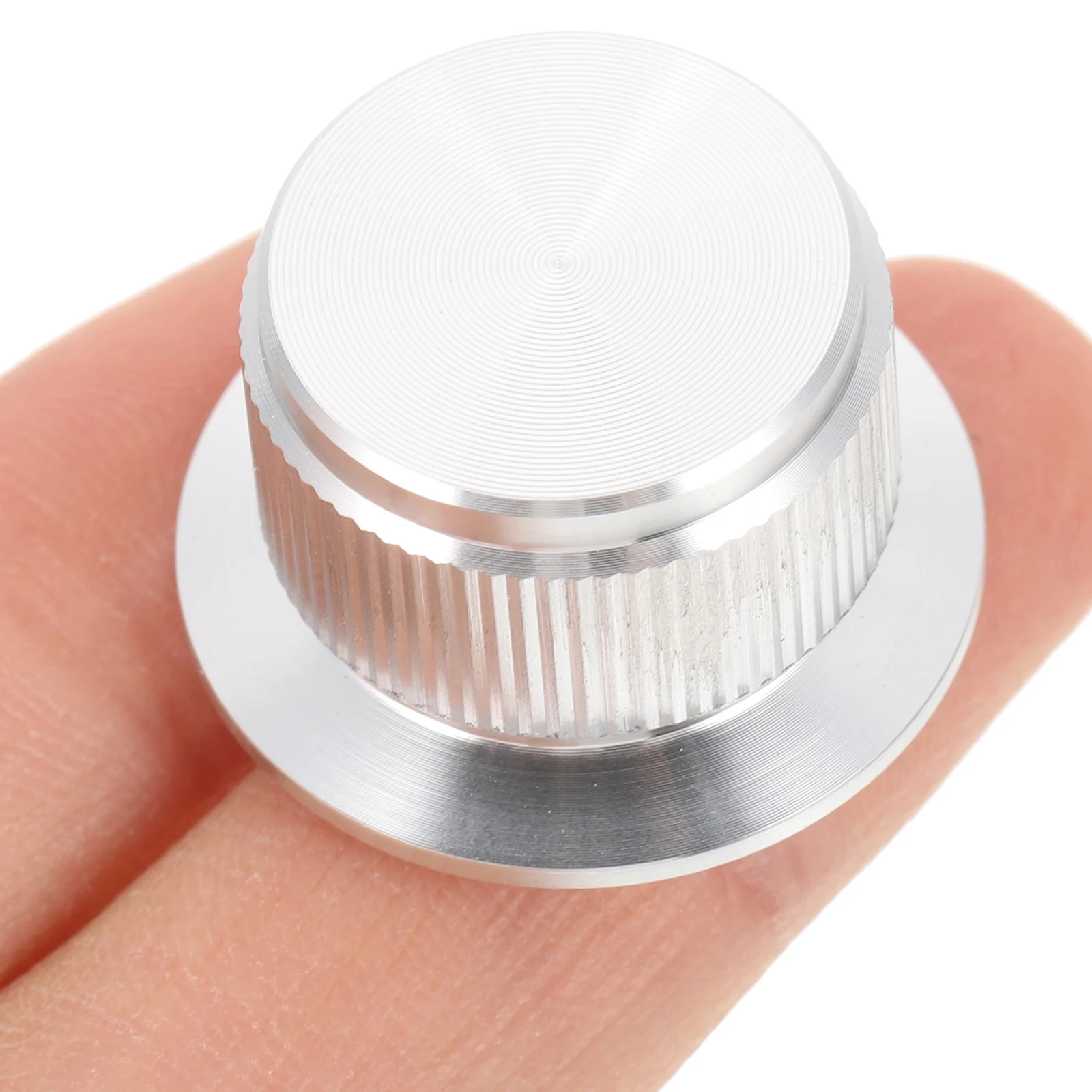 Aluminum Knob Potentiometer Caps Replacement Round Volume Control Knobs Silver Radio
Aluminum Knob Potentiometer Caps Replacement Round Volume Control Knobs Silver Radio