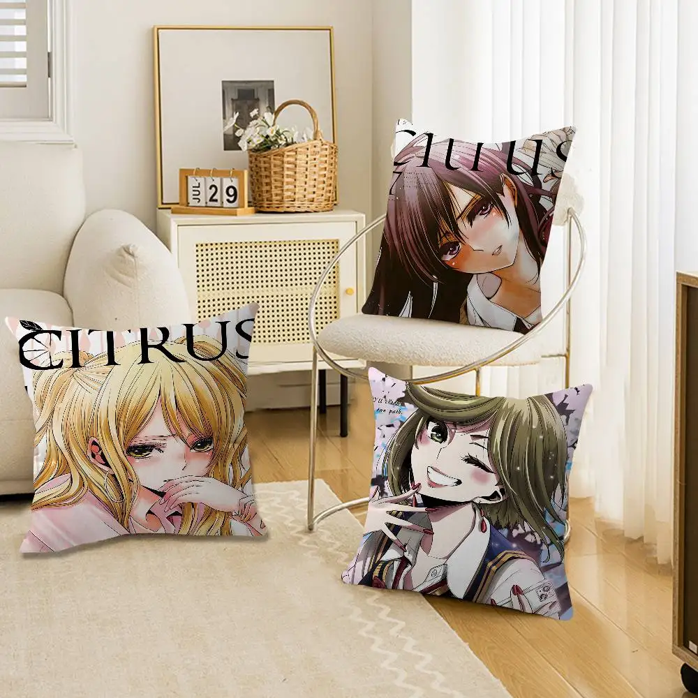 Наволочка для подушки в стиле японского аниме C-Citrus Movie, декоративная, в стиле фермерского дома, для дивана
Наволочка для подушки в стиле японского аниме C-Citrus Movie, декоративная, в стиле фермерского дома, для дивана