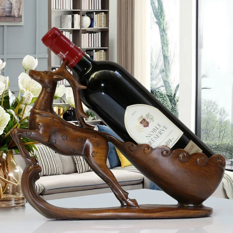 Wooden Resin Ornaments Home Decoration Accessories Modern Living Room Wine Rack Cup Holder Figurine Anime Decor Lucky Desk Decor
Wooden Resin Ornaments Home Decoration Accessories Modern Living Room Wine Rack Cup Holder Figurine Anime Decor Lucky Desk Decor