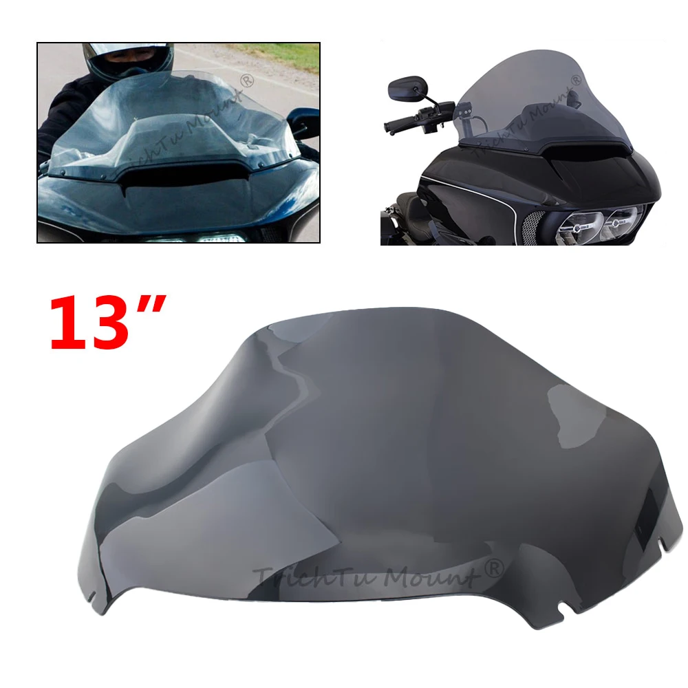 Motorcycle 13" Wave Windshield Windscreen Fairing Wind Deflector For Harley Road Glide 3 FLTRT Custom CVO/SE FLTRSE 2015-UP
Motorcycle 13" Wave Windshield Windscreen Fairing Wind Deflector For Harley Road Glide 3 FLTRT Custom CVO/SE FLTRSE 2015-UP