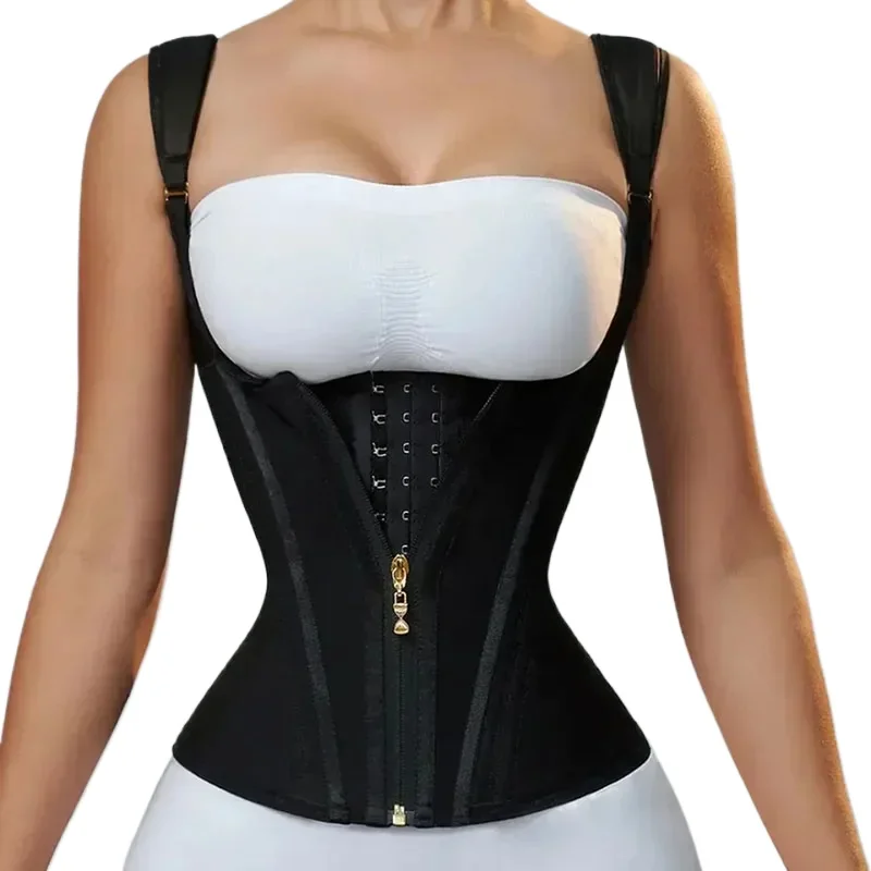Flat Belly Body Shaper Women Double Tummy Control Shapewear Waist Trainer Zipper Hook-eyes Corset Compression Slimming Sheath
Flat Belly Body Shaper Women Double Tummy Control Shapewear Waist Trainer Zipper Hook-eyes Corset Compression Slimming Sheath