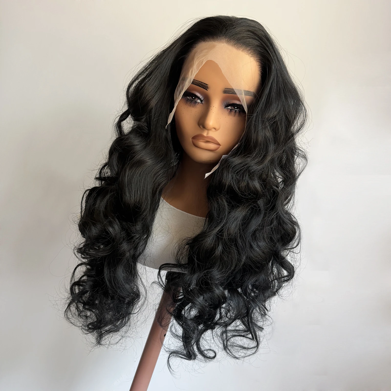 Black Body Wave Wig 13X4 Lace Front Wig for Women Synthetic Hair Natural Hairline Daily Wear Cosplay Wigs Heat Resistant Fiber
Black Body Wave Wig 13X4 Lace Front Wig for Women Synthetic Hair Natural Hairline Daily Wear Cosplay Wigs Heat Resistant Fiber