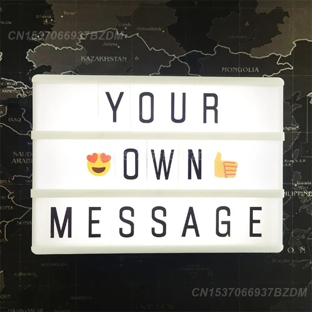 Symbol Cards Decor Message Board Box A4 Colorful Table Desk Lamp Powered Night Battery Letter Light Box Wholesale Night Lamp Box
Symbol Cards Decor Message Board Box A4 Colorful Table Desk Lamp Powered Night Battery Letter Light Box Wholesale Night Lamp Box