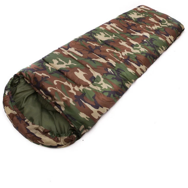 Down sleeping bag Camping Camouflage Sleeping Bag Outdoor Leisure Cotton Envelope Style Sleeping Bag With Hood Waterproof
Down sleeping bag Camping Camouflage Sleeping Bag Outdoor Leisure Cotton Envelope Style Sleeping Bag With Hood Waterproof