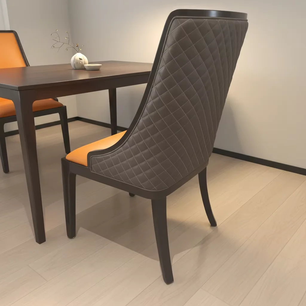 #Light Luxury Style Wooden Frame Dining Chair Fabric High Back Hotel Restaurant Cafe Kitchen Chair With Leather
#Light Luxury Style Wooden Frame Dining Chair Fabric High Back Hotel Restaurant Cafe Kitchen Chair With Leather