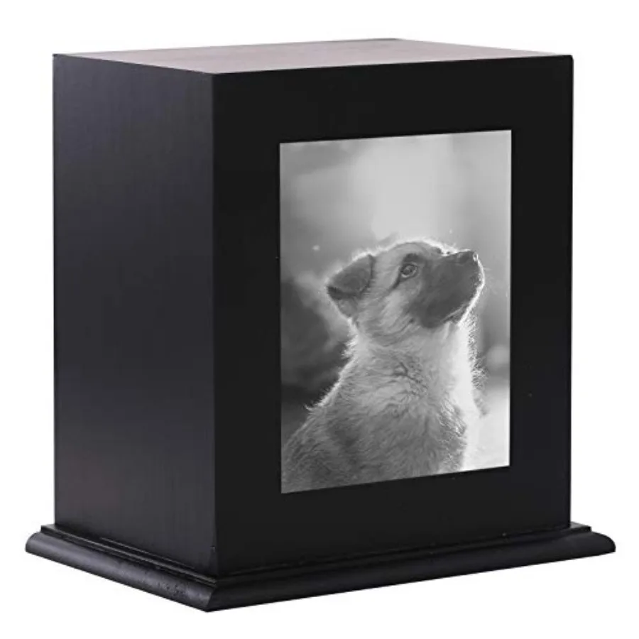 Pet Wood Memorial Urn for Ashes, Photo Frame Keepsake Box for Cats Dogs, Funerary Caskets Supplies Burly Wood Cremation Urns wi
Pet Wood Memorial Urn for Ashes, Photo Frame Keepsake Box for Cats Dogs, Funerary Caskets Supplies Burly Wood Cremation Urns wi