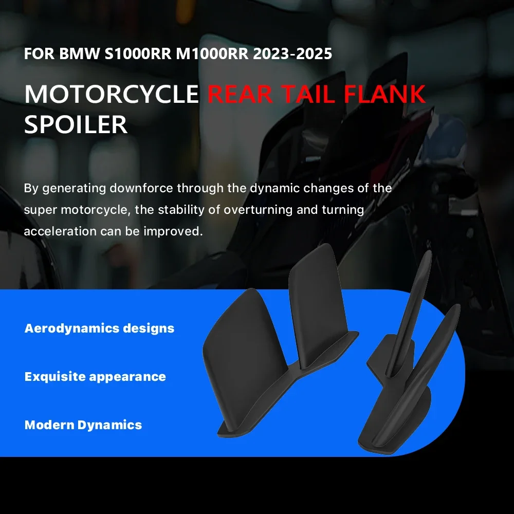Motorcycle Accessories Rear Wing Fixed Wing Suitable For BMW S1000RR M1000RR 2023 2024 2025 High-Quality ABS Rear Wing Cover
Motorcycle Accessories Rear Wing Fixed Wing Suitable For BMW S1000RR M1000RR 2023 2024 2025 High-Quality ABS Rear Wing Cover