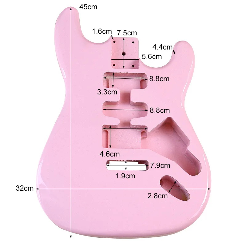 Pink shiny guitar bucket DIY electric guitar body modification instrument accessories width 5.6 cm
Pink shiny guitar bucket DIY electric guitar body modification instrument accessories width 5.6 cm