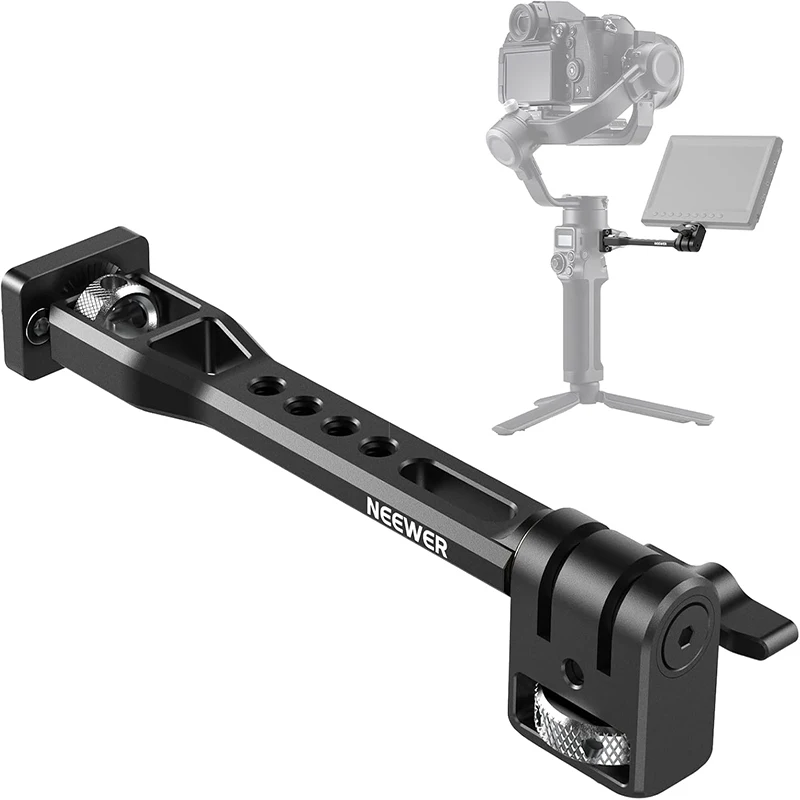 NEEWER Adjustable Field Monitor Mount, 360° Rotating Camera Monitor Mount with 1/4 Inch Thread, Compatible
NEEWER Adjustable Field Monitor Mount, 360° Rotating Camera Monitor Mount with 1/4 Inch Thread, Compatible