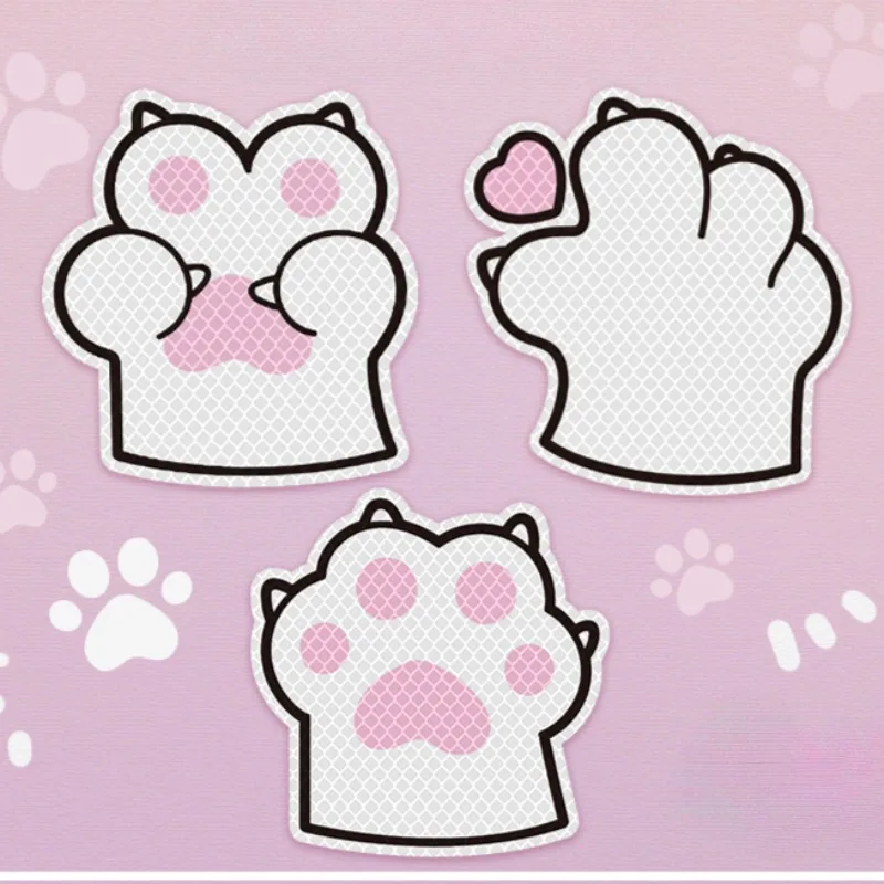 1pc Reflective Cat Paw Car Stickers - JDM Style Safety Decals for Motorcycle Scooter Body Window Waterproof Decor
1pc Reflective Cat Paw Car Stickers - JDM Style Safety Decals for Motorcycle Scooter Body Window Waterproof Decor