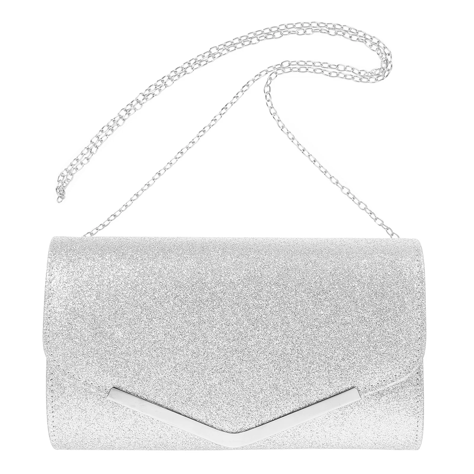 Glamorous Clutch Bag Silver Black Women Handbag Chain Wallet Medium Capacity Formal Dinner Purse Prom Banquet Wedding
Glamorous Clutch Bag Silver Black Women Handbag Chain Wallet Medium Capacity Formal Dinner Purse Prom Banquet Wedding