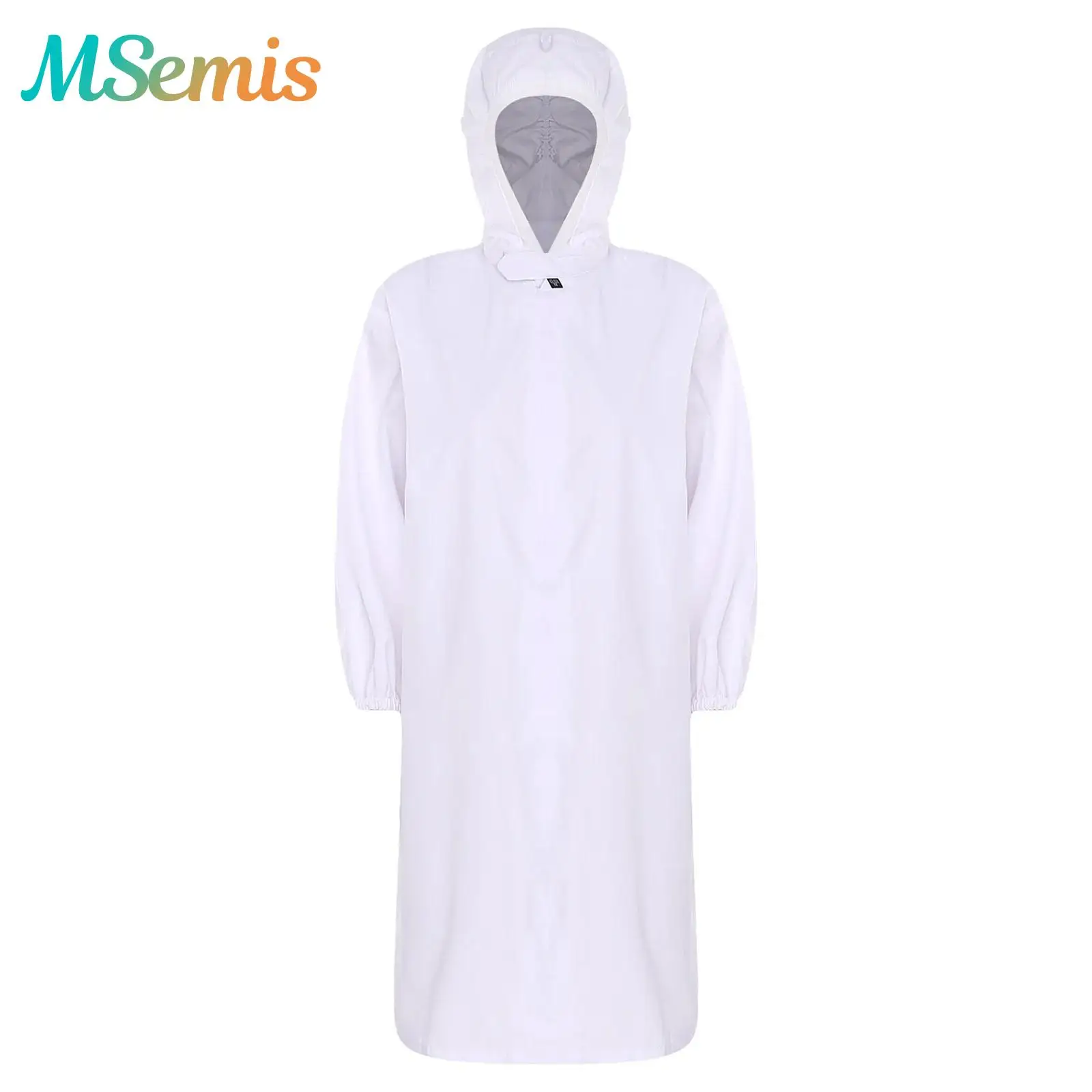 Unisex Hooded Ear Loops Lab Jackets Basic Workshop Uniform Hatless Long Sleeve Front Hook-loop Fastener Protective Workwear
Unisex Hooded Ear Loops Lab Jackets Basic Workshop Uniform Hatless Long Sleeve Front Hook-loop Fastener Protective Workwear