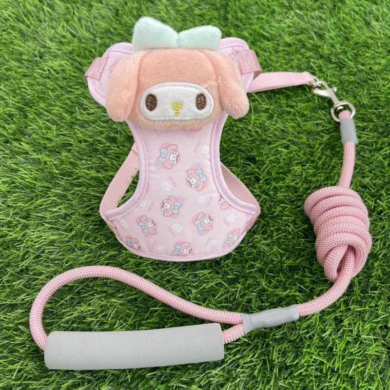 Anime Cartoon Kawaii Sanrio Kuromi Traction Rope Prevent Breaking Away Vest Small Suspenders Small and Medium Adjust Dog Leash
Anime Cartoon Kawaii Sanrio Kuromi Traction Rope Prevent Breaking Away Vest Small Suspenders Small and Medium Adjust Dog Leash