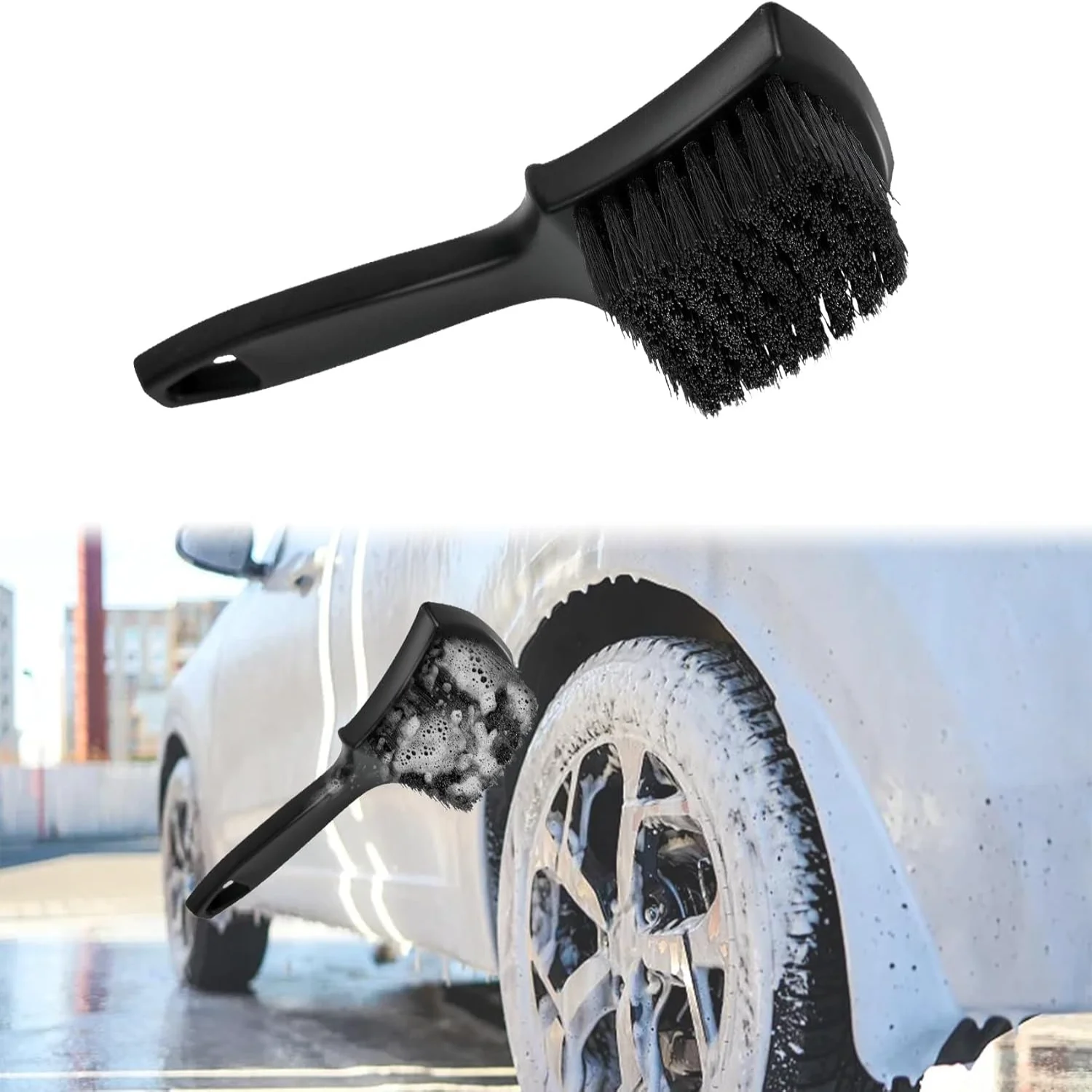 Car Wash Brush, Automotive Wheel Brush Tool, Wheel & Tire Brush, Car Carpet Cleaning Brush, Portable Tire Brush, Short Handle Ti
Car Wash Brush, Automotive Wheel Brush Tool, Wheel & Tire Brush, Car Carpet Cleaning Brush, Portable Tire Brush, Short Handle Ti