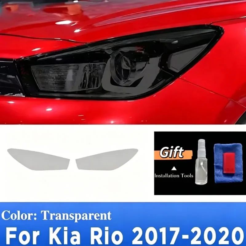 For KIA RIO 2017-2020 Accessories Car Headlight Transparent Smoked Black Anti-Scratch Protective Film TPU Stickers PPF
For KIA RIO 2017-2020 Accessories Car Headlight Transparent Smoked Black Anti-Scratch Protective Film TPU Stickers PPF