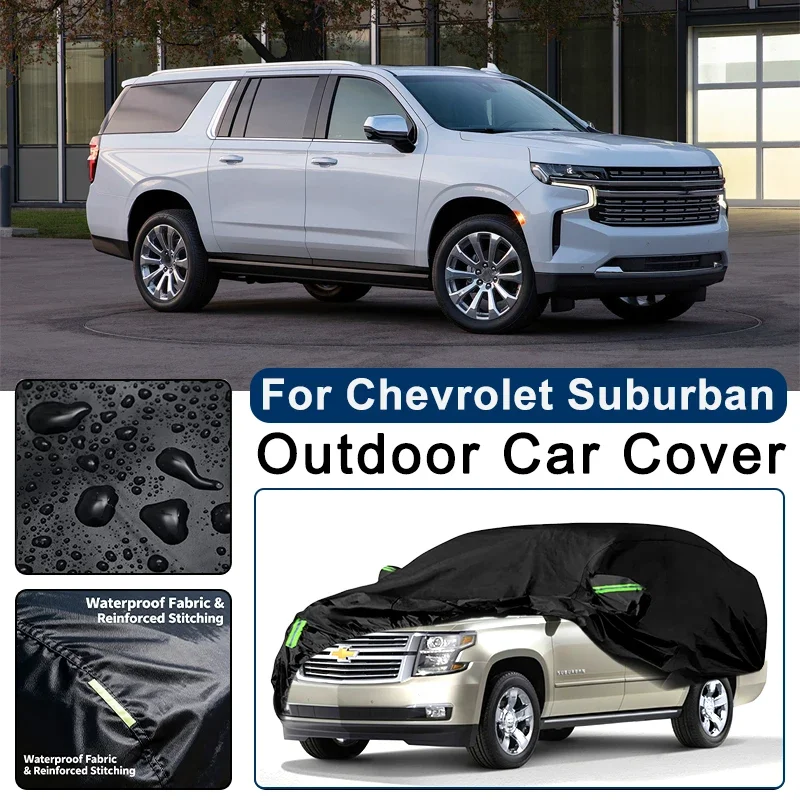 For Chevrolet Suburban GMT800 GMT900 GMT K2XX GMT T1XX Outdoor Waterproof Dustproof UV Resistant Car Cover Protector
For Chevrolet Suburban GMT800 GMT900 GMT K2XX GMT T1XX Outdoor Waterproof Dustproof UV Resistant Car Cover Protector