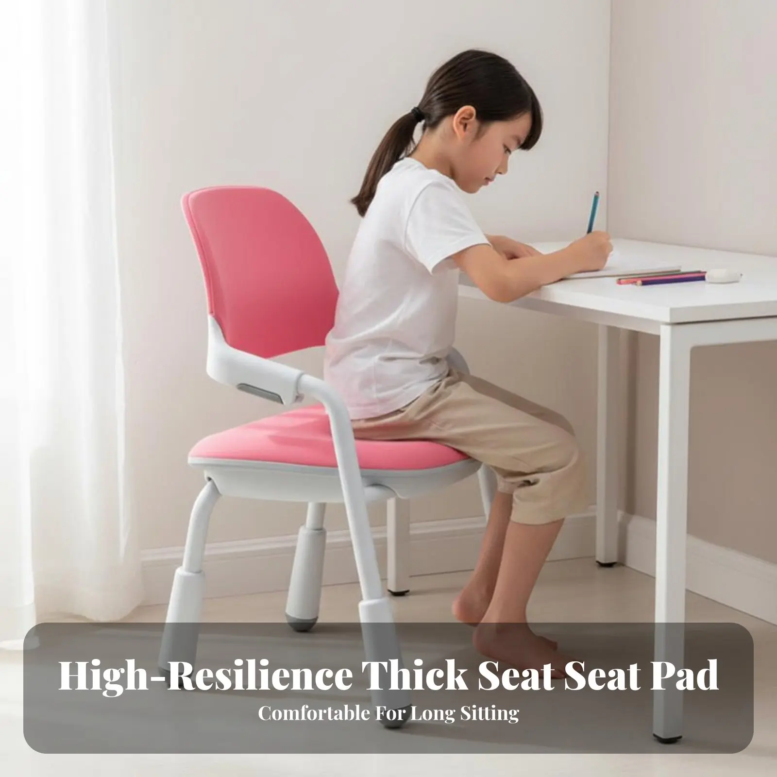 Adjustable Splitspine Rolling Chair Ergonomic Design children's Furniture Breathable Mesh Built-in Footrest for Children
Adjustable Splitspine Rolling Chair Ergonomic Design children's Furniture Breathable Mesh Built-in Footrest for Children