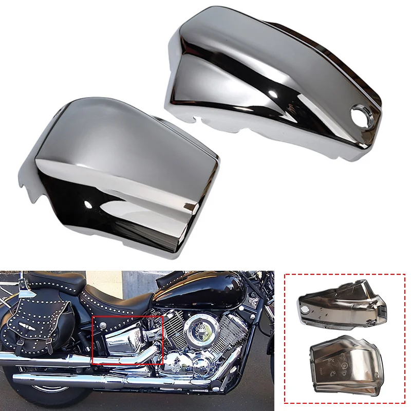 Chrome Motorcycle Battery Side Covers Left Right Fairing Guard Protector for Yamaha Dragstar V-Star XVS1100 Classic Custom 99-11
Chrome Motorcycle Battery Side Covers Left Right Fairing Guard Protector for Yamaha Dragstar V-Star XVS1100 Classic Custom 99-11