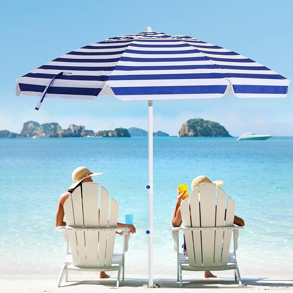 8.5Ft Beach Umbrella With Detachable Sand Anchor & Tilt Mechanism, Portable Uv 50+ Protection, Outdoor Sunshade Umbrella With
8.5Ft Beach Umbrella With Detachable Sand Anchor & Tilt Mechanism, Portable Uv 50+ Protection, Outdoor Sunshade Umbrella With