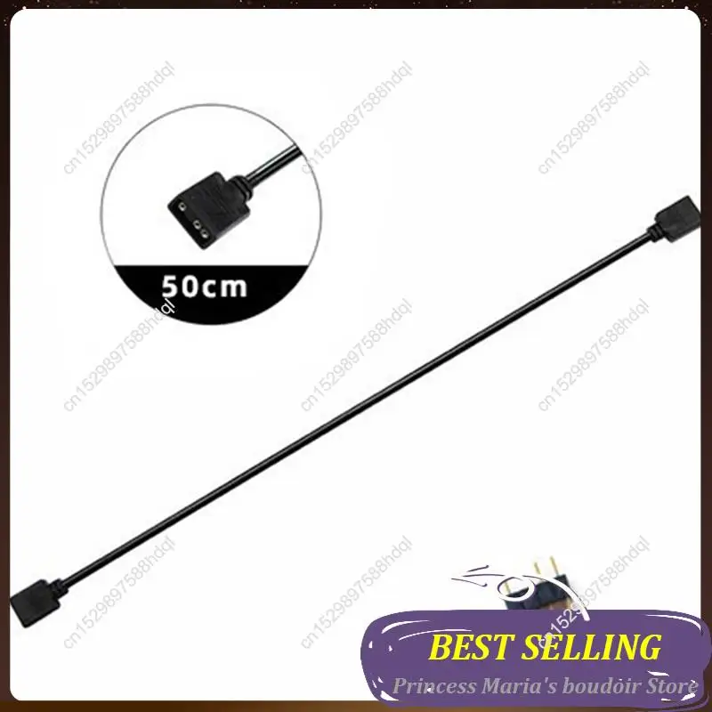 AB30-3X 5V 3-Pin Extension Cable For Computer Motherboard Hub Cable Connection Extension ARGB Splitter, Black
AB30-3X 5V 3-Pin Extension Cable For Computer Motherboard Hub Cable Connection Extension ARGB Splitter, Black