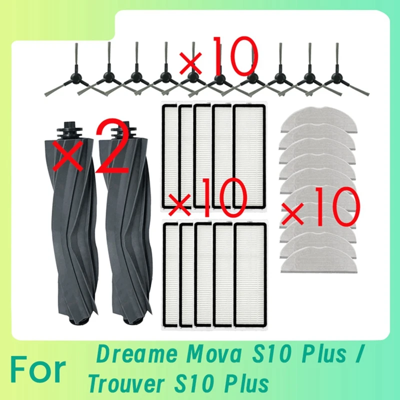 32 Pcs For Dreame Mova S10 Plus / Trouver S10 Plus Sweeping Robot Main Side Brush Mop Filter
32 Pcs For Dreame Mova S10 Plus / Trouver S10 Plus Sweeping Robot Main Side Brush Mop Filter