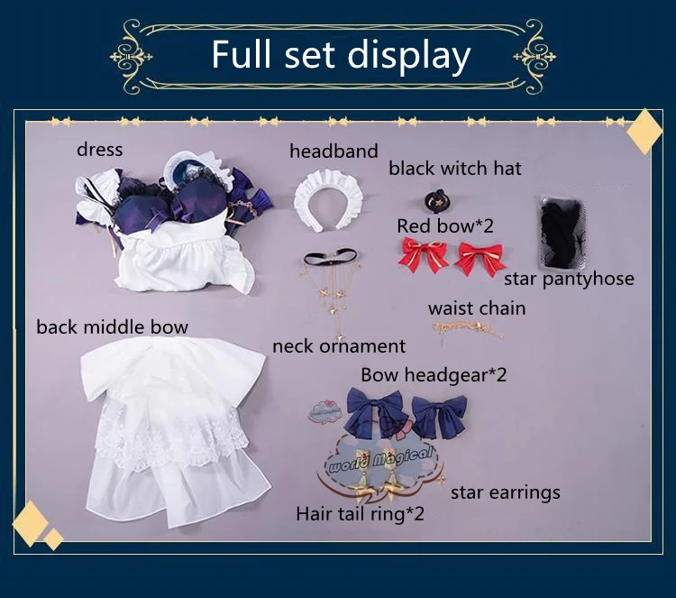 2026 NEW Role Play Outfit Genshin Impact Mona Maid Cosplay Cute Sexy Festive Carnival Costume Halloween Carnival Suit
2026 NEW Role Play Outfit Genshin Impact Mona Maid Cosplay Cute Sexy Festive Carnival Costume Halloween Carnival Suit