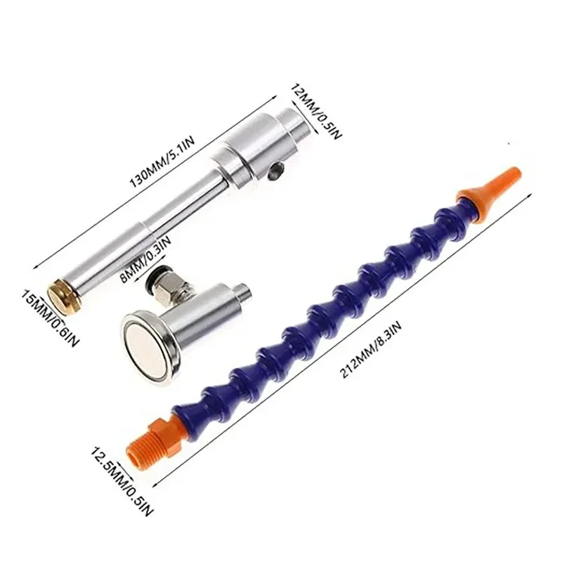 Vortex Cooler Air Gun, Aluminum Alloy Vortex Tube Cooler Heat Sink Cooling Gun
Vortex Cooler Air Gun, Aluminum Alloy Vortex Tube Cooler Heat Sink Cooling Gun