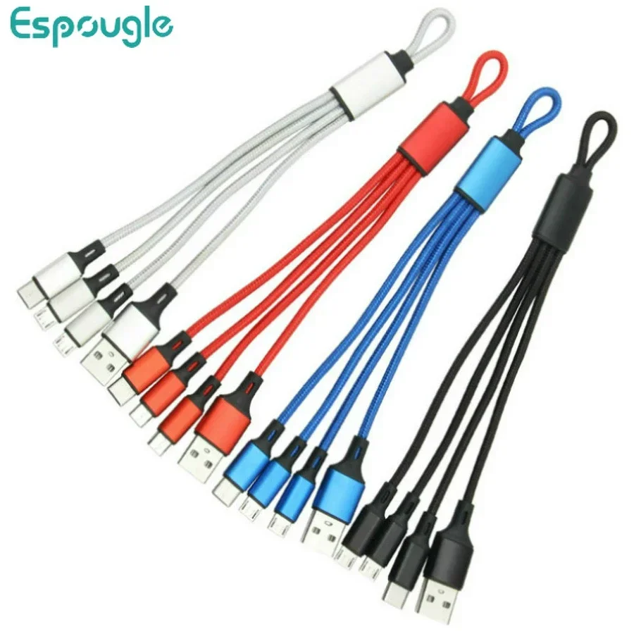 500pcs For iPhone for Samsung Xiaomi Huawei 3 in 1 USB Charger Cable Micro Usb Type C Fast Charging Cord
500pcs For iPhone for Samsung Xiaomi Huawei 3 in 1 USB Charger Cable Micro Usb Type C Fast Charging Cord