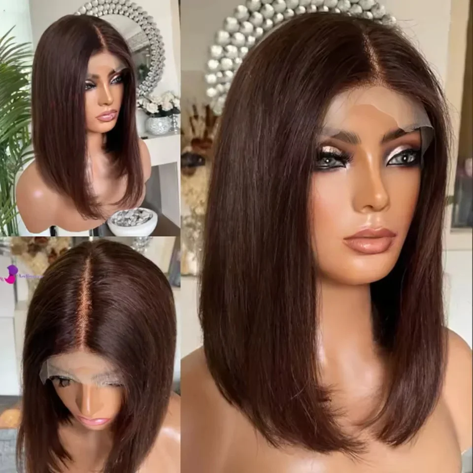 16inch Brown Straight 5*5 Lace Front Hair 100% Human Hair Wig 150 Density with Baby Hair Pre-Plucked Soft Hair Wig
16inch Brown Straight 5*5 Lace Front Hair 100% Human Hair Wig 150 Density with Baby Hair Pre-Plucked Soft Hair Wig